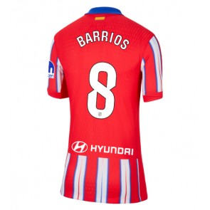 Atletico Madrid Pablo Barrios #8 Domaci Dres za Ženska 2024-25 Kratak Rukavima